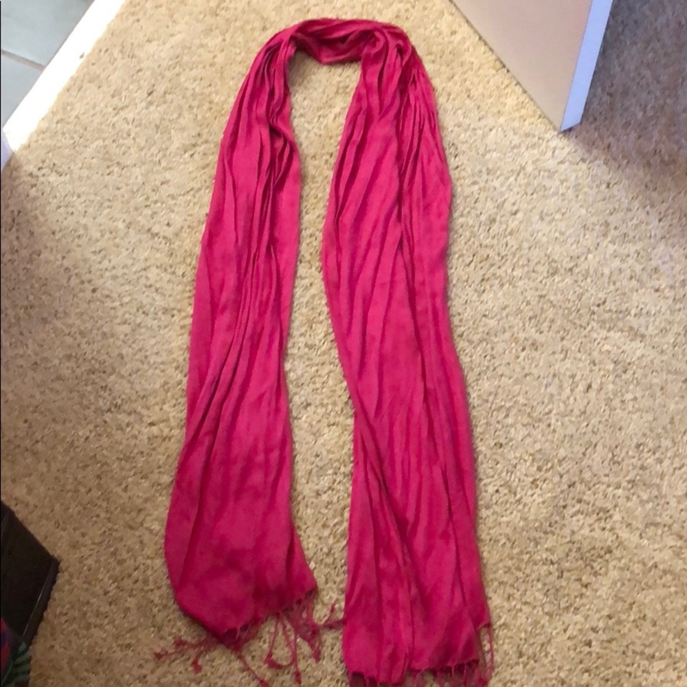 Pink scarf